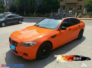 動感前衛 寶馬535Li改裝M5套件、貼膜換色與冷藏車風格融合的獨特魅力